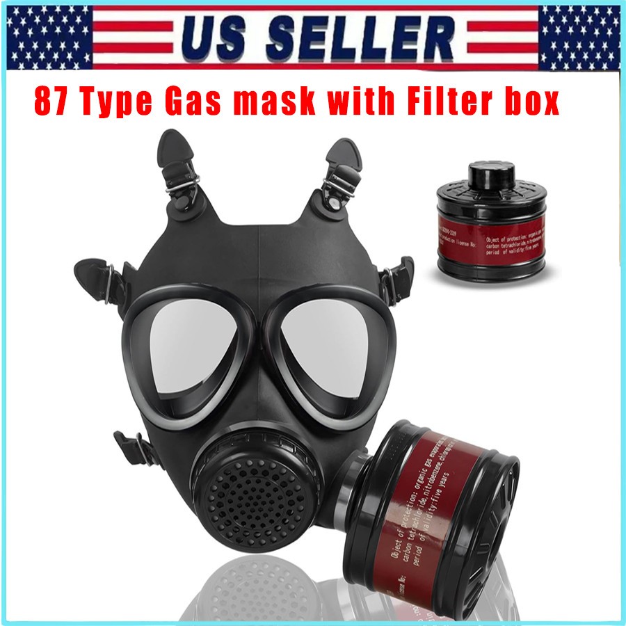 Gas Masks Survival Nuclear and Chemical, Respirator Mask with Filters