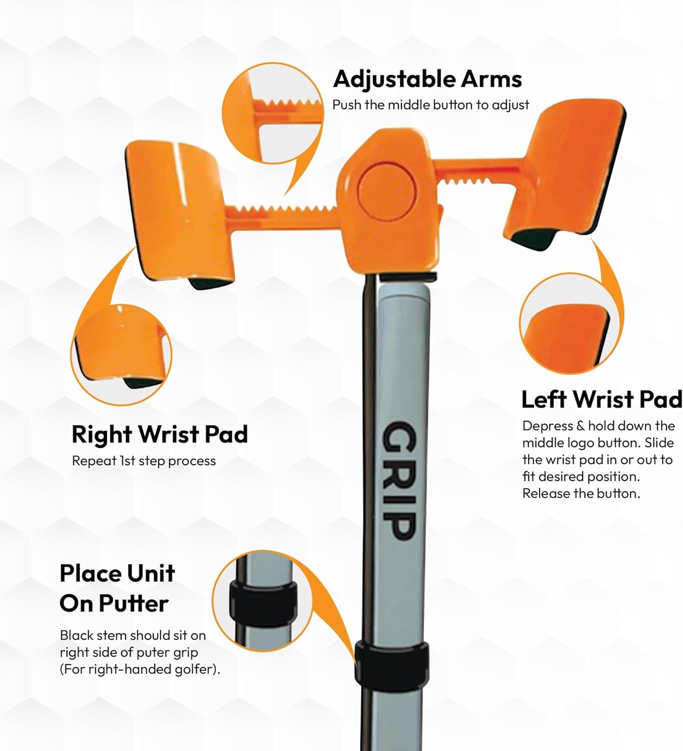 New Orange Whip Golf Putt Master