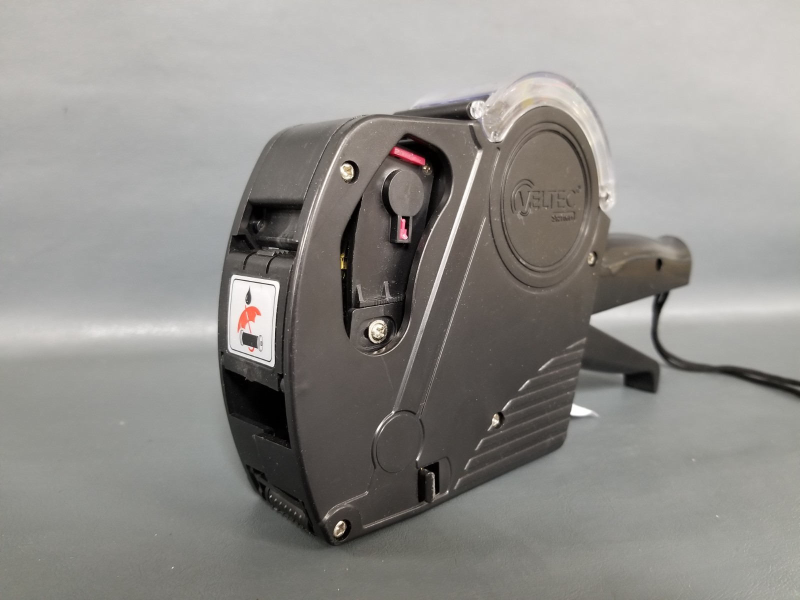 Price Label Machine, Manual Labeling Machine 8 Digits Tag Gun with Blue