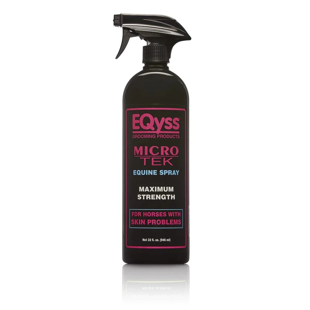 EQyss Micro-Tek Medicated Horse Care Bundle Shampoo and Spray Equine Grooming