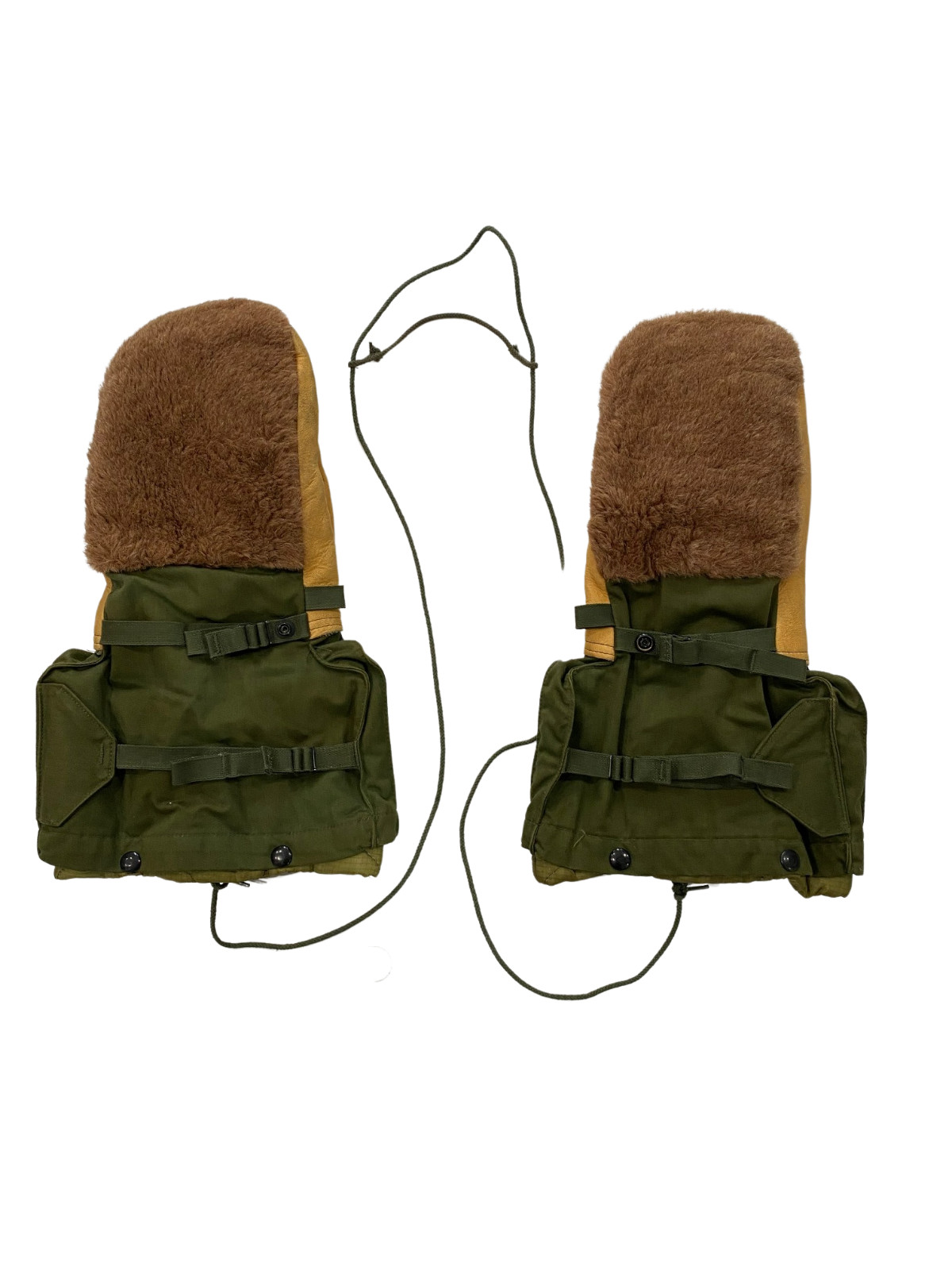 USGI Extreme Cold Weather Mitten Set  OD Green  Medium