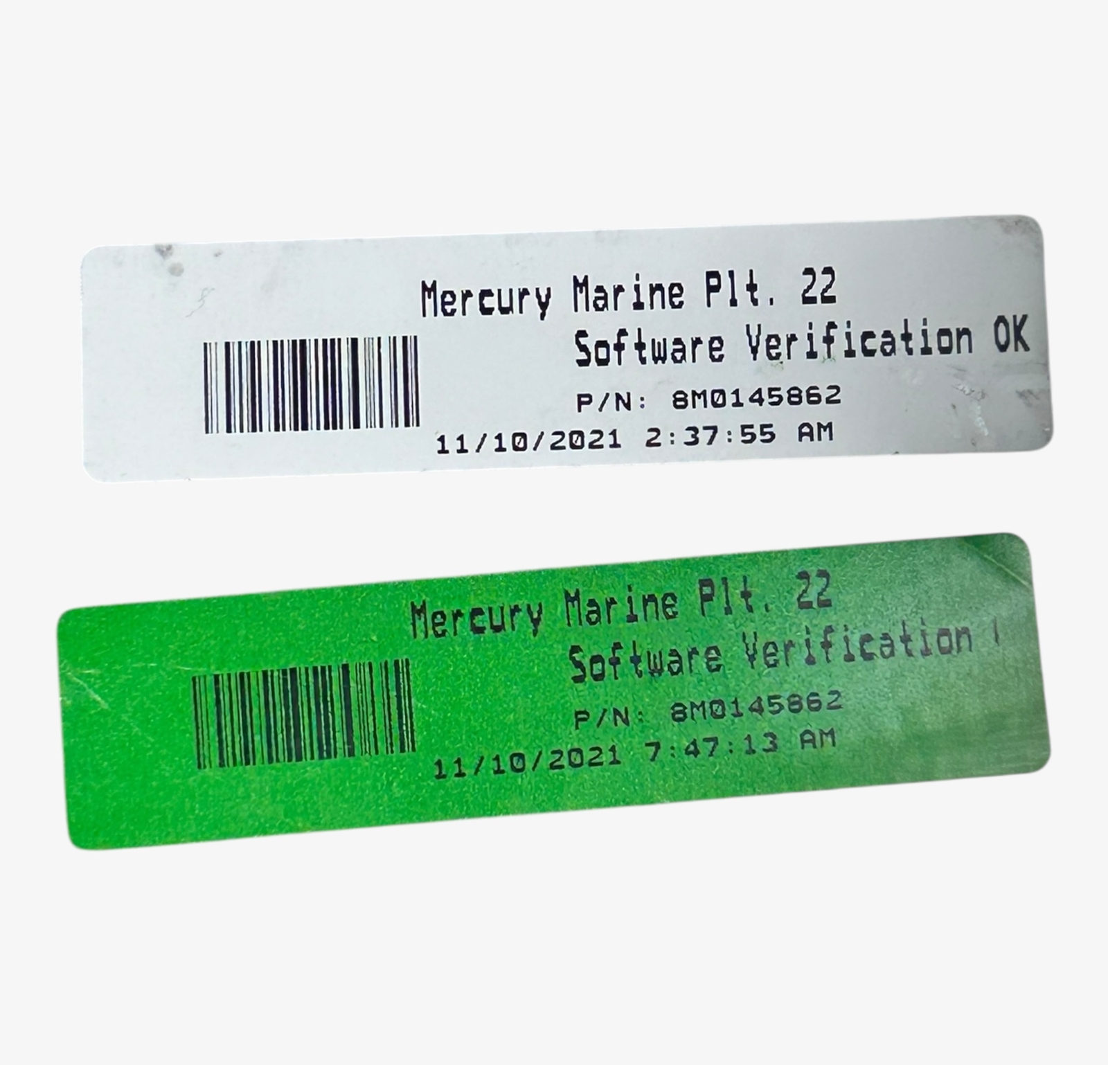 Mercury 8M0147790, Thrust Vector Module TVM Harness Bracket Assembly Kit