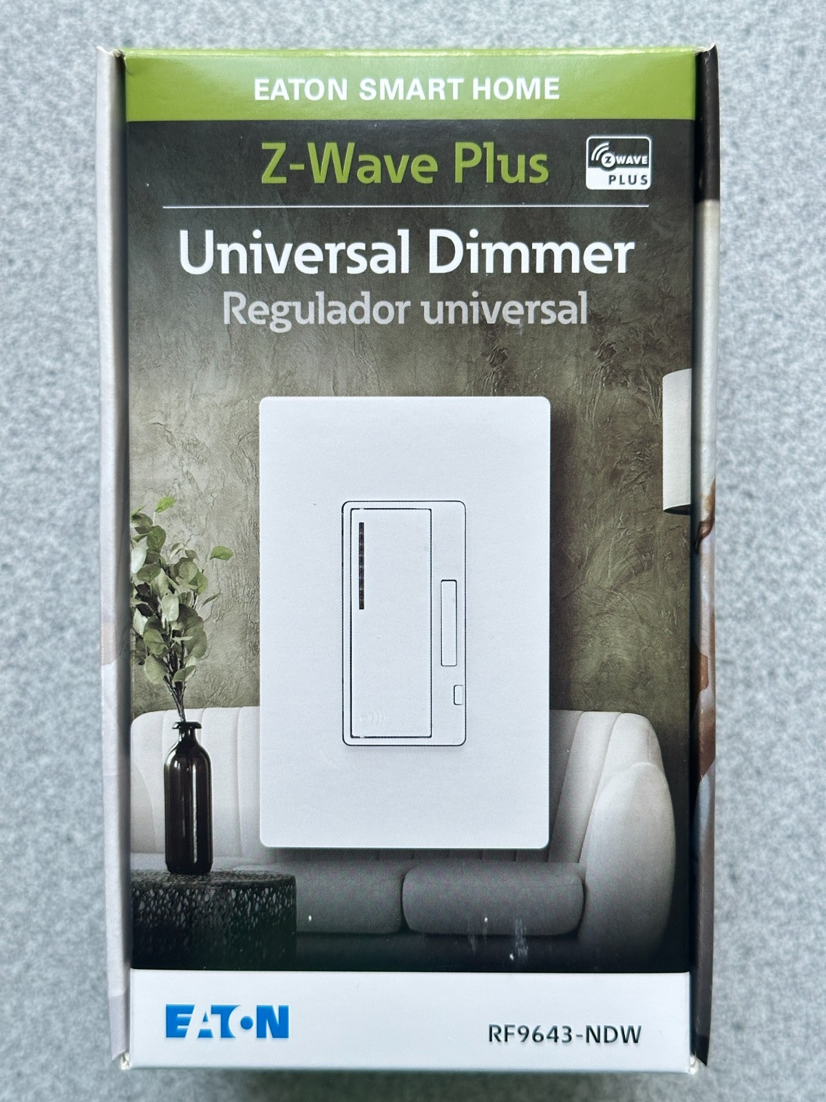 LOT of 4 NEW SEALED Eaton Smart Home Z-Wave Plus Universal Dimmers RF9643-NDW