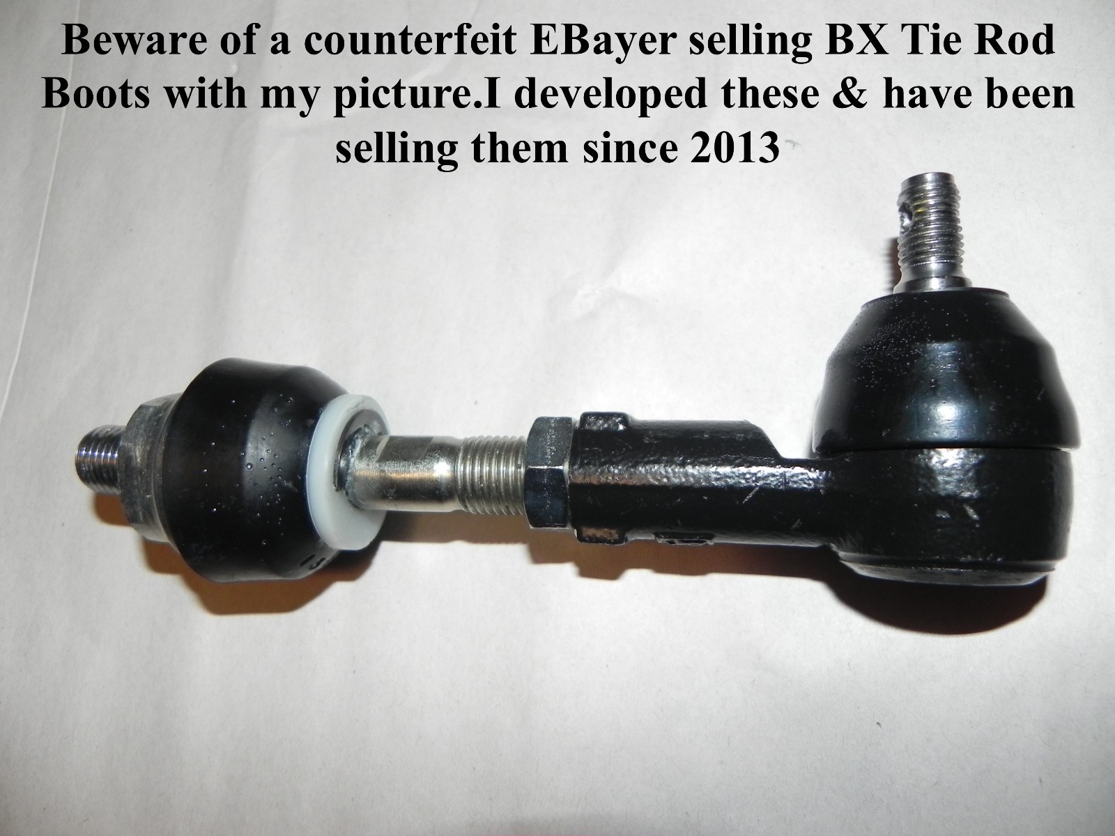 Kubota BX GR Inner/Outer Tie Rod Poly Boots USA made not China copy 1 yr Wty