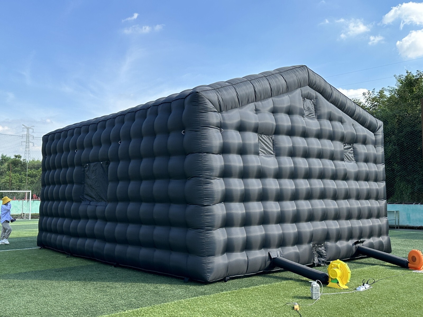 NEW Portable Inflatable CubeLounge Party Waterproof Nightclub House Disco Tent