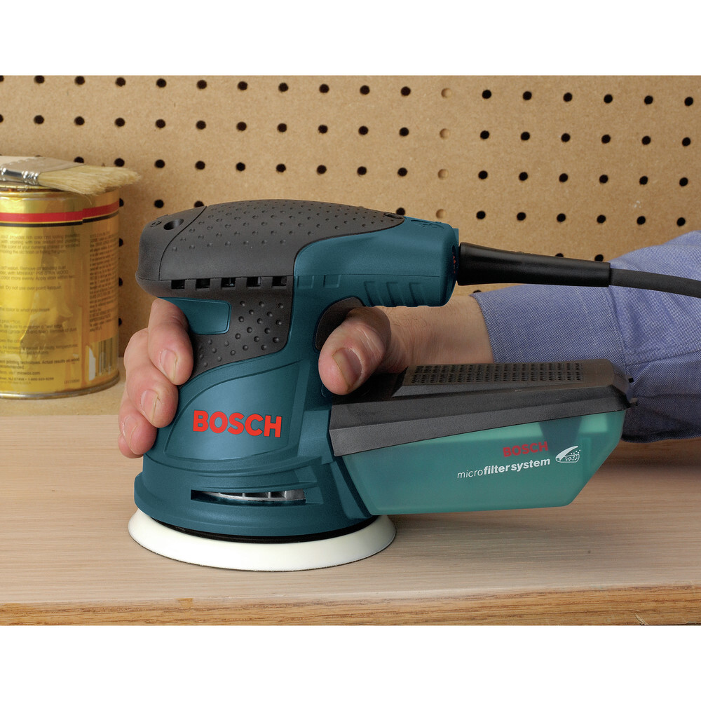Bosch ROS10-RT 2.5 Amp 120V 5" Single-Speed Palm Sander Certified Refurbished