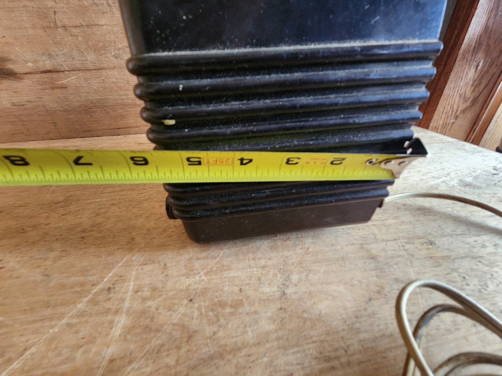 Federal Telephone + Radio Co. 1040TB 1947 Tube Radio Not Working Parts Brown Vtg