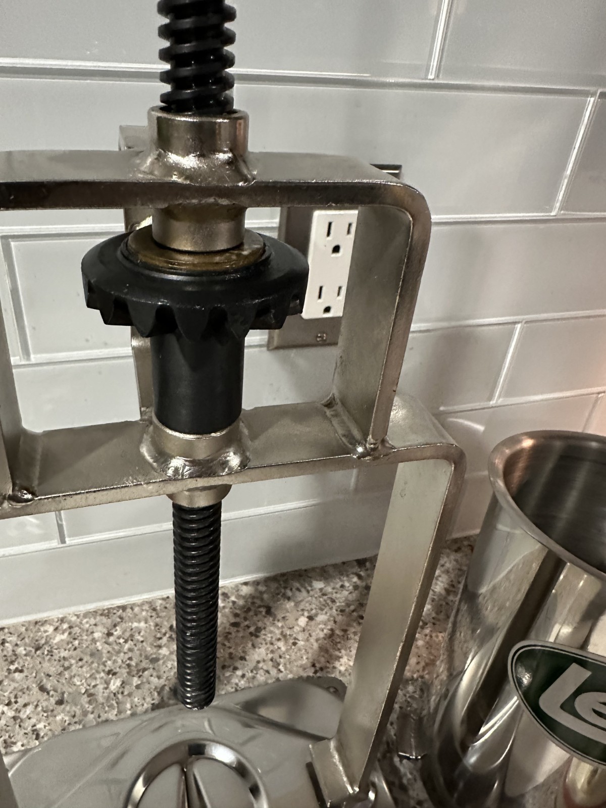 LEM Mighty Bite 5 lb. Stainless Steel Vertical Sausage Stuffer Maker