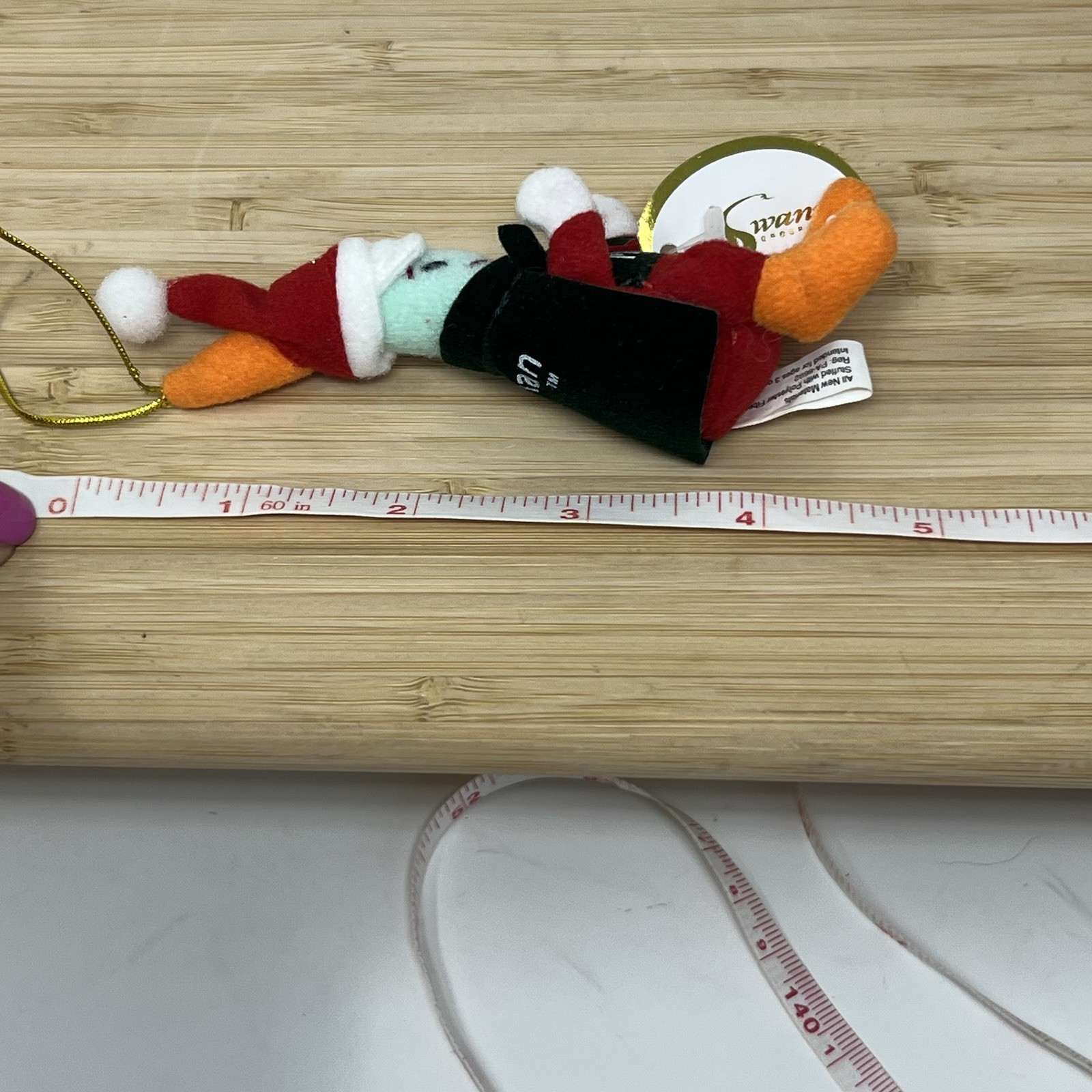 Pharmaceutical Drug Rep Fleet Enema Plush 2003 5” EneMAN Christmas Collectible