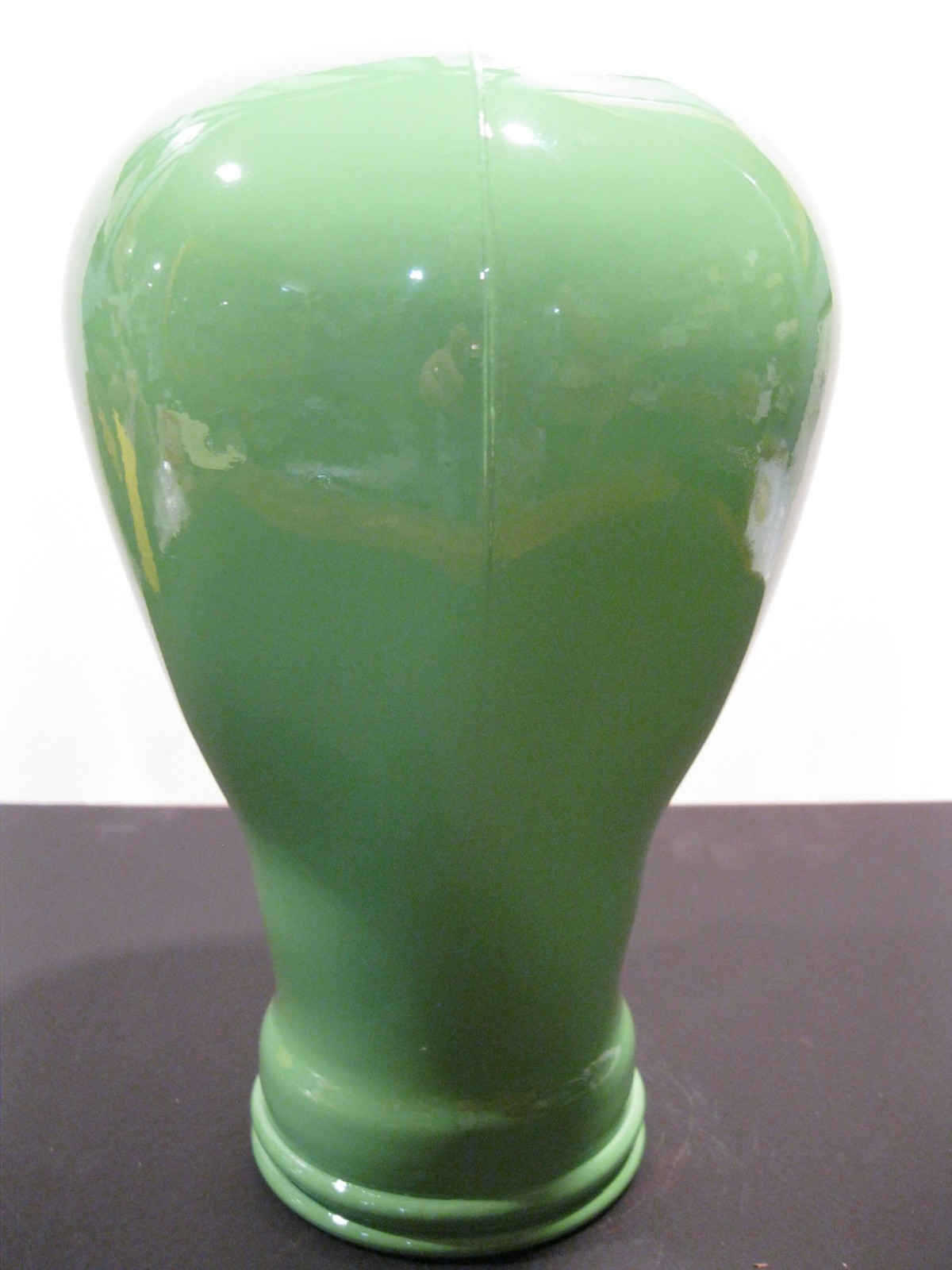 Glass Head, Opaque SEA FOAM , Life Size Mannequin Head. Great for Room Decor.