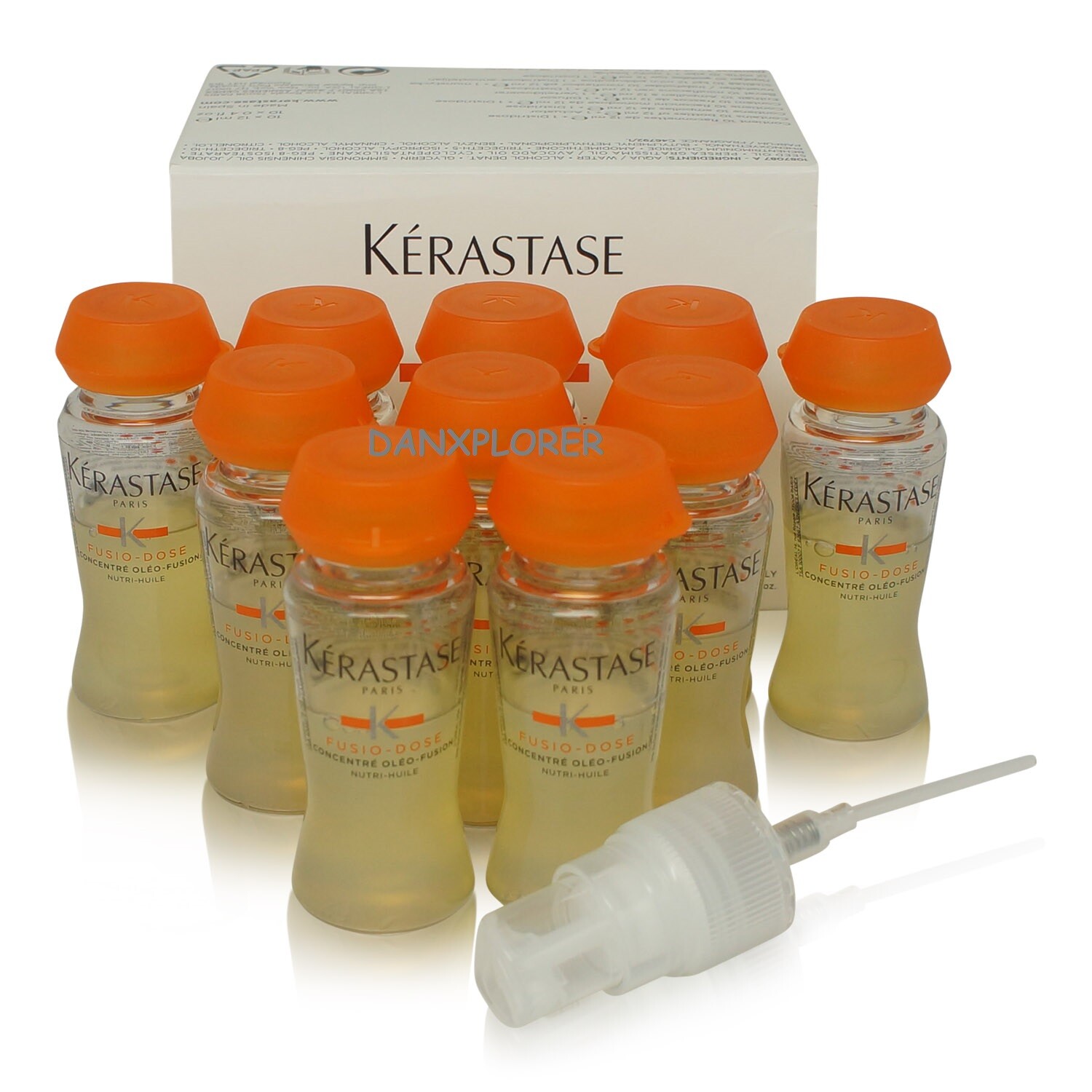 KERASTASE FUSIO DOSE CONCENTRE OLEO FUSION 10 x 12ml VIALS, WITH SPRAYER