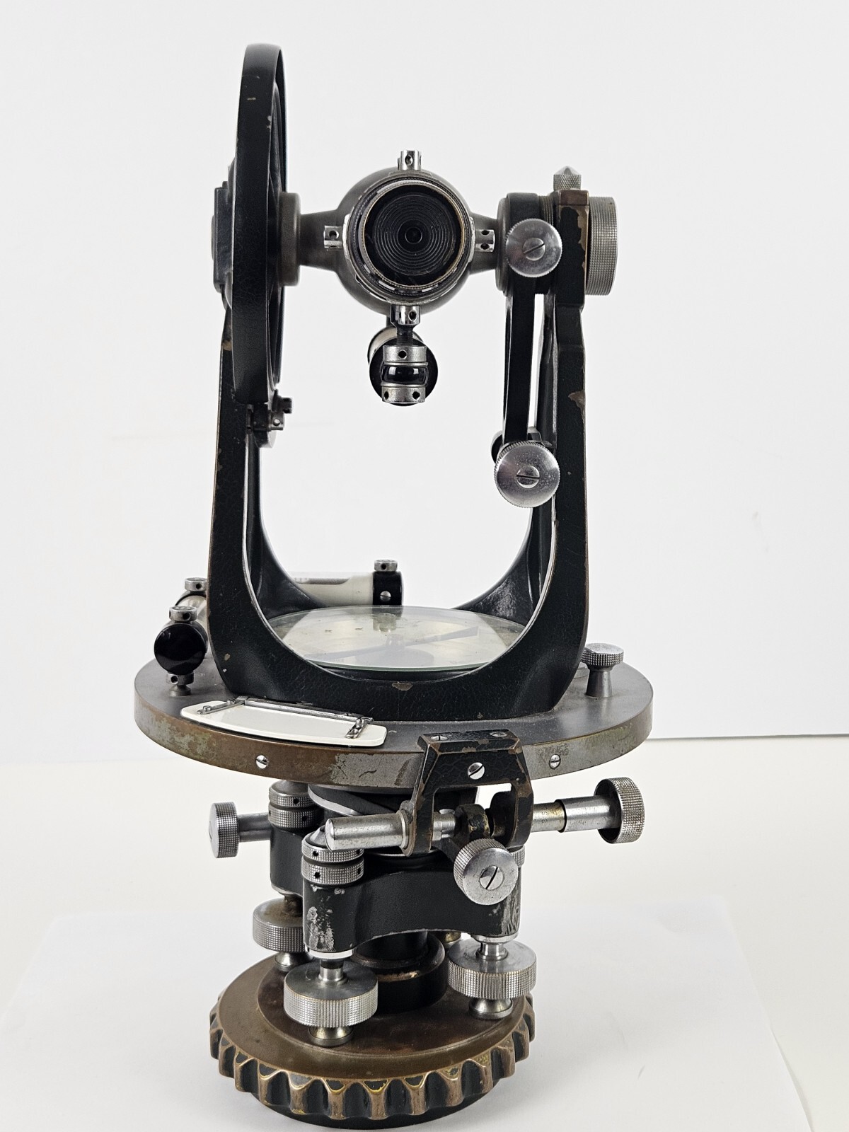 1956 LAFAYETTE No. 10333 Brass Surveyors Transit with Compass and 10" Telescope