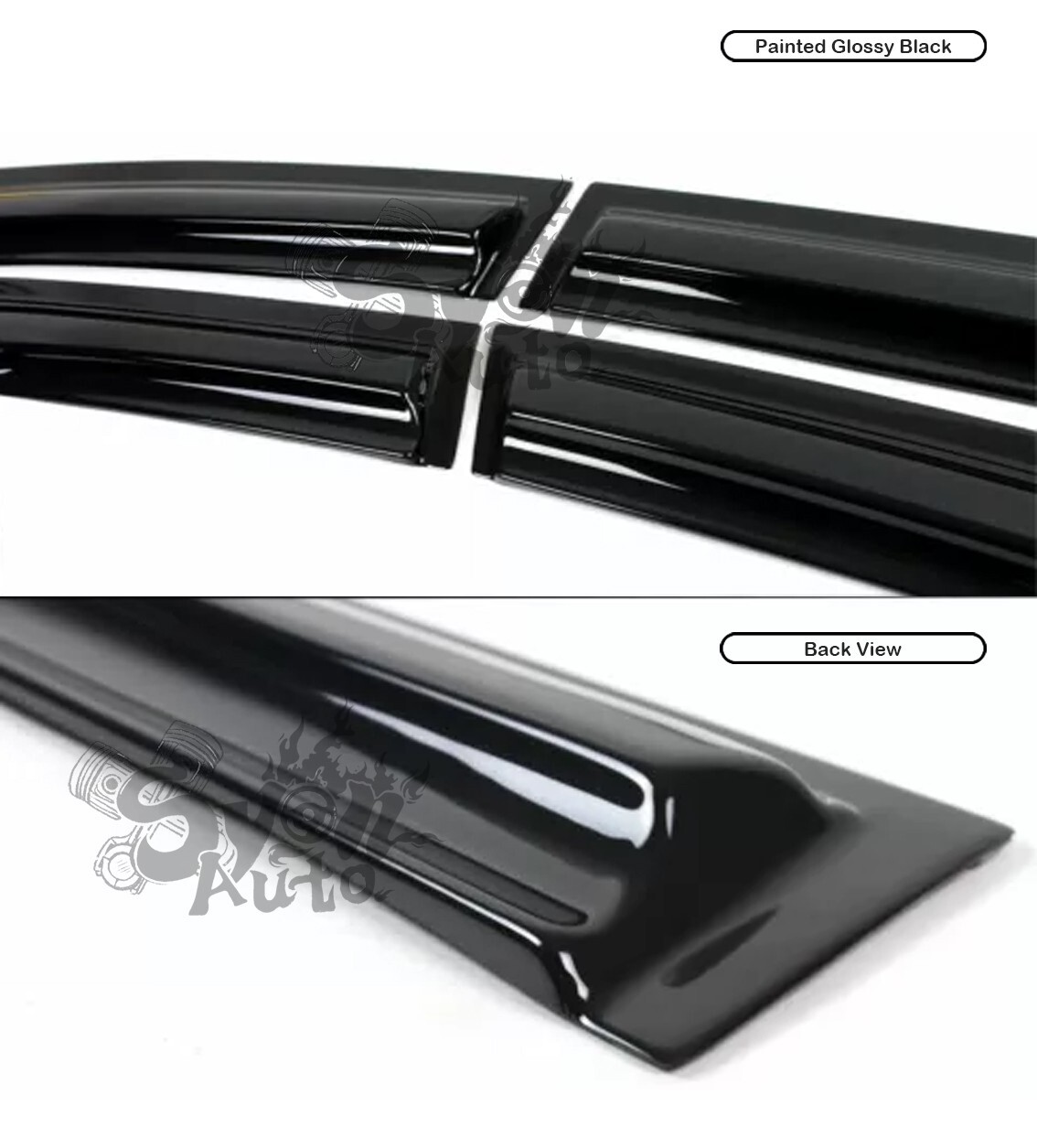 FITS 14-2020 LEXUS IS 200t 300 JDM MUGEN STYLE WINDOW VISOR RAIN GUARD DEFLECTOR