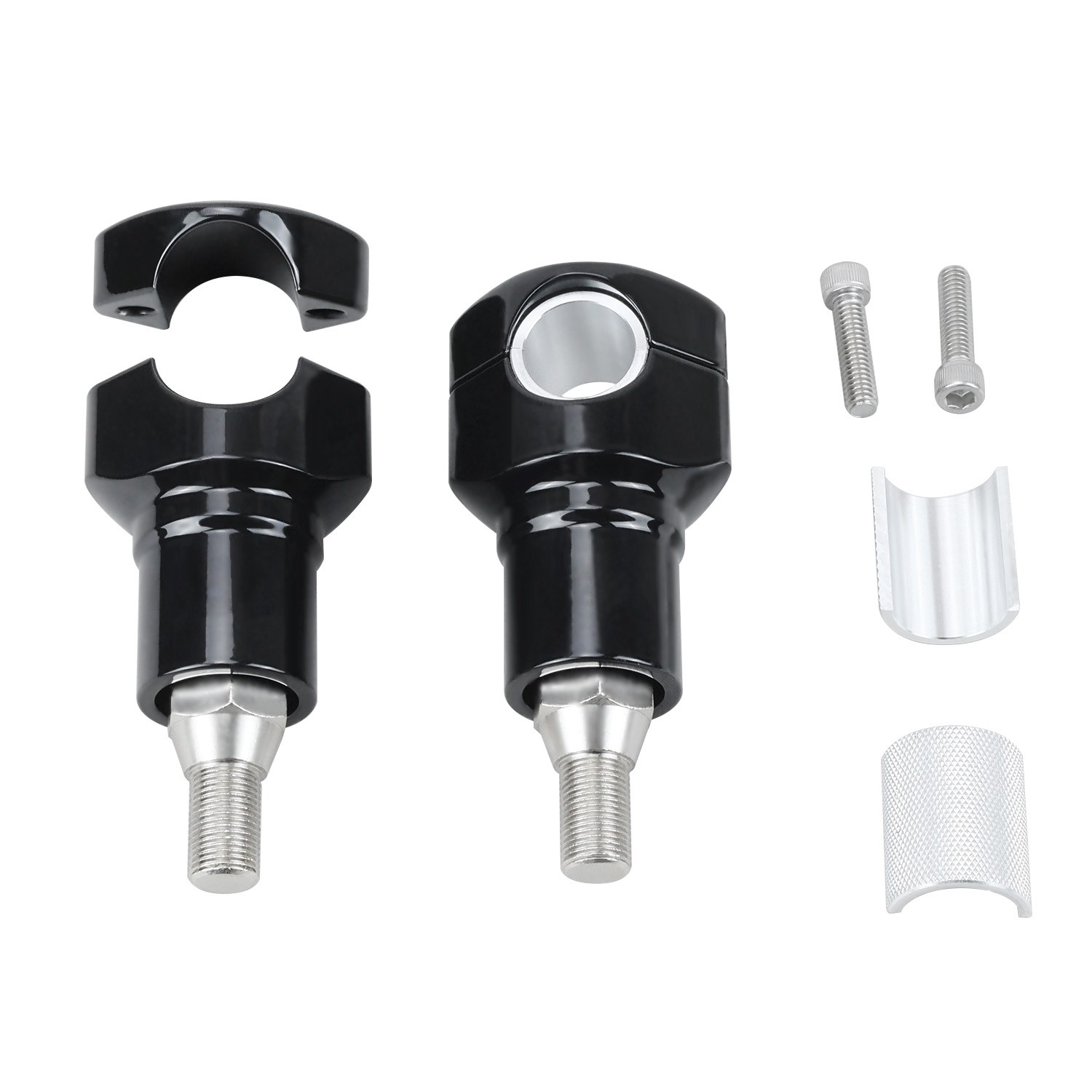 3.0” Black Handlebar Risers for Harley 1997-later Heritage Springer FXSTS FLSTSB