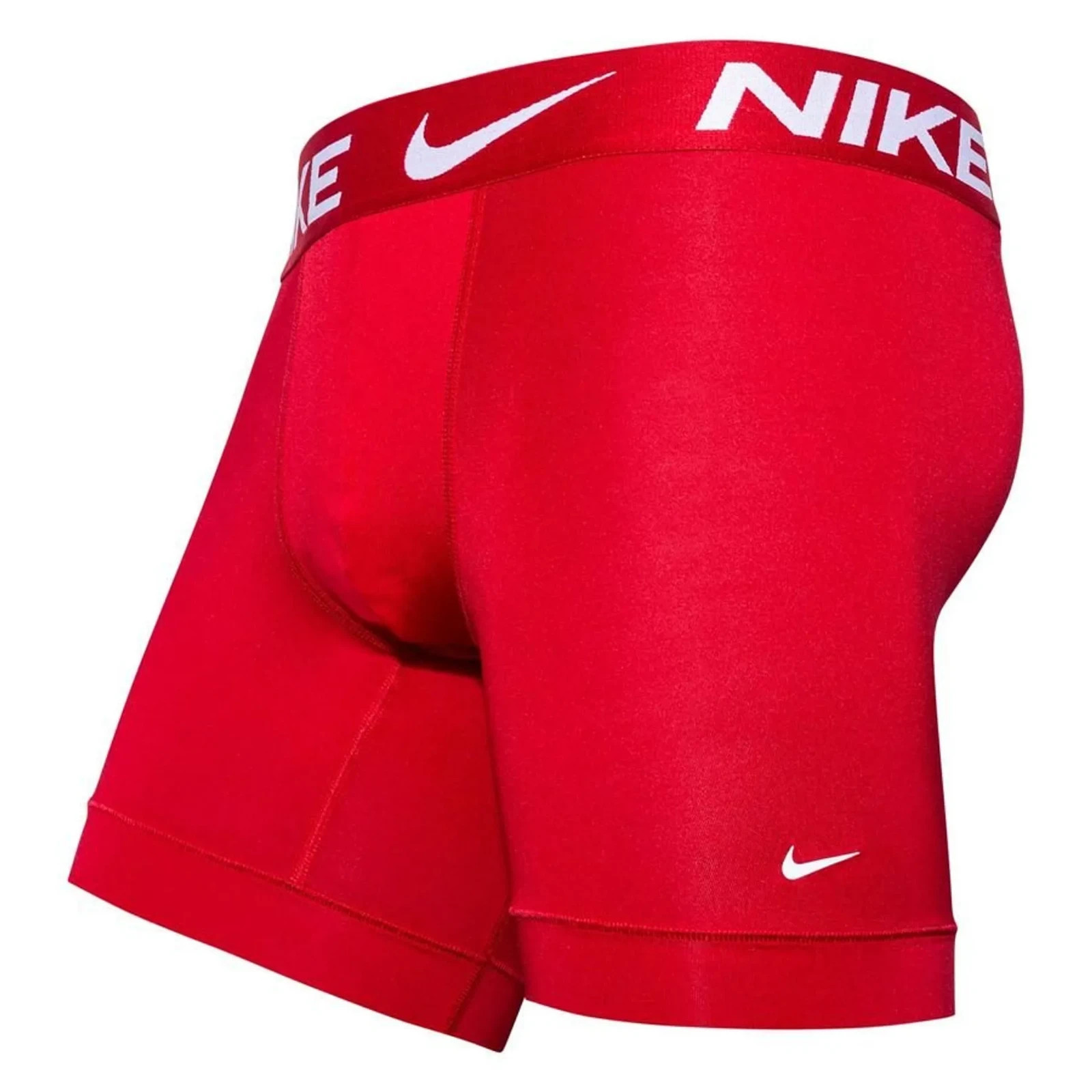 3 NIKE Dri-Fit Essential Red Blue Black Micro 3 Pack Boxer Brief Multicolor NEW