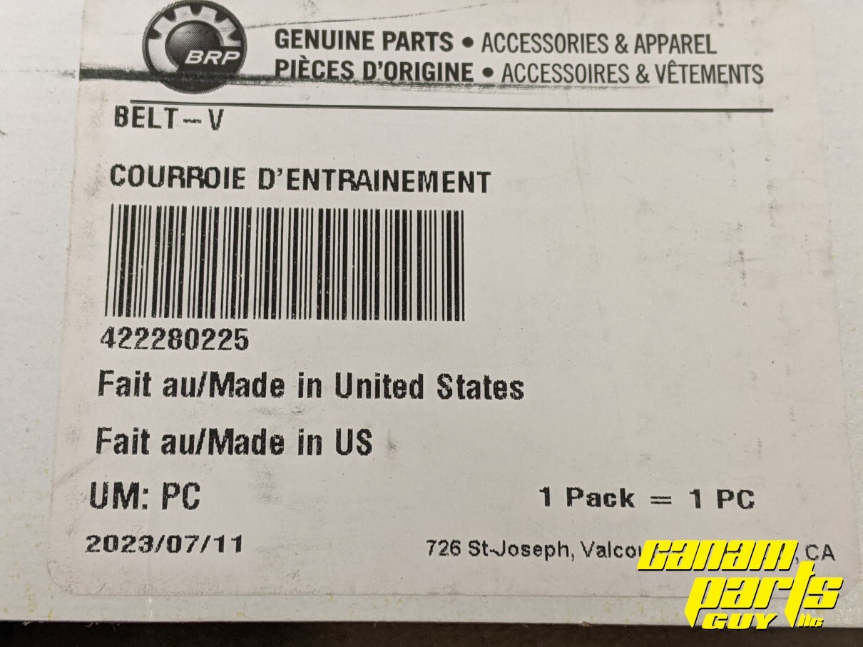 OEM BRP Drive Belt HD7 700 Single Cylinder Commander Defender Outlander Maverick