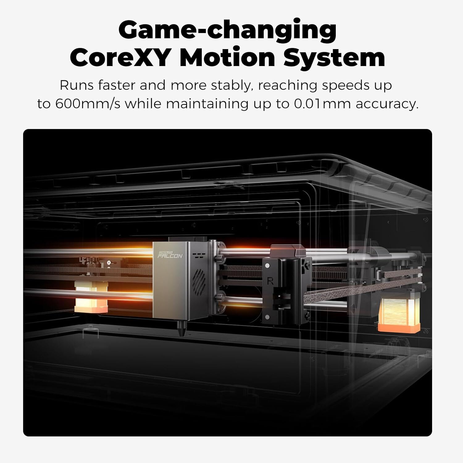 Creality Falcon A1 10W Laser Engraver Full Enclosed 600mm/s Speed for Wood Metal
