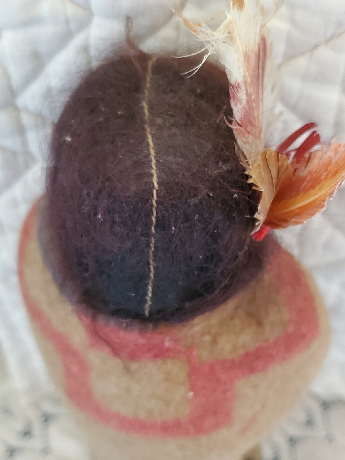 11" Early Mary Frances Woods Native American Indian Skookum Doll 1910-1920s