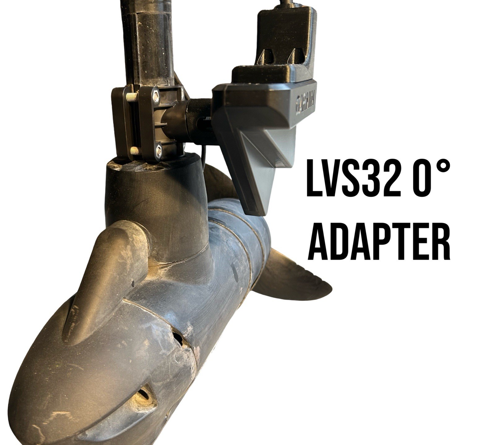 LVS-32 0° Mount Extension For Garmin Livescope -Fits Stock 8° Mount- LVS32 only
