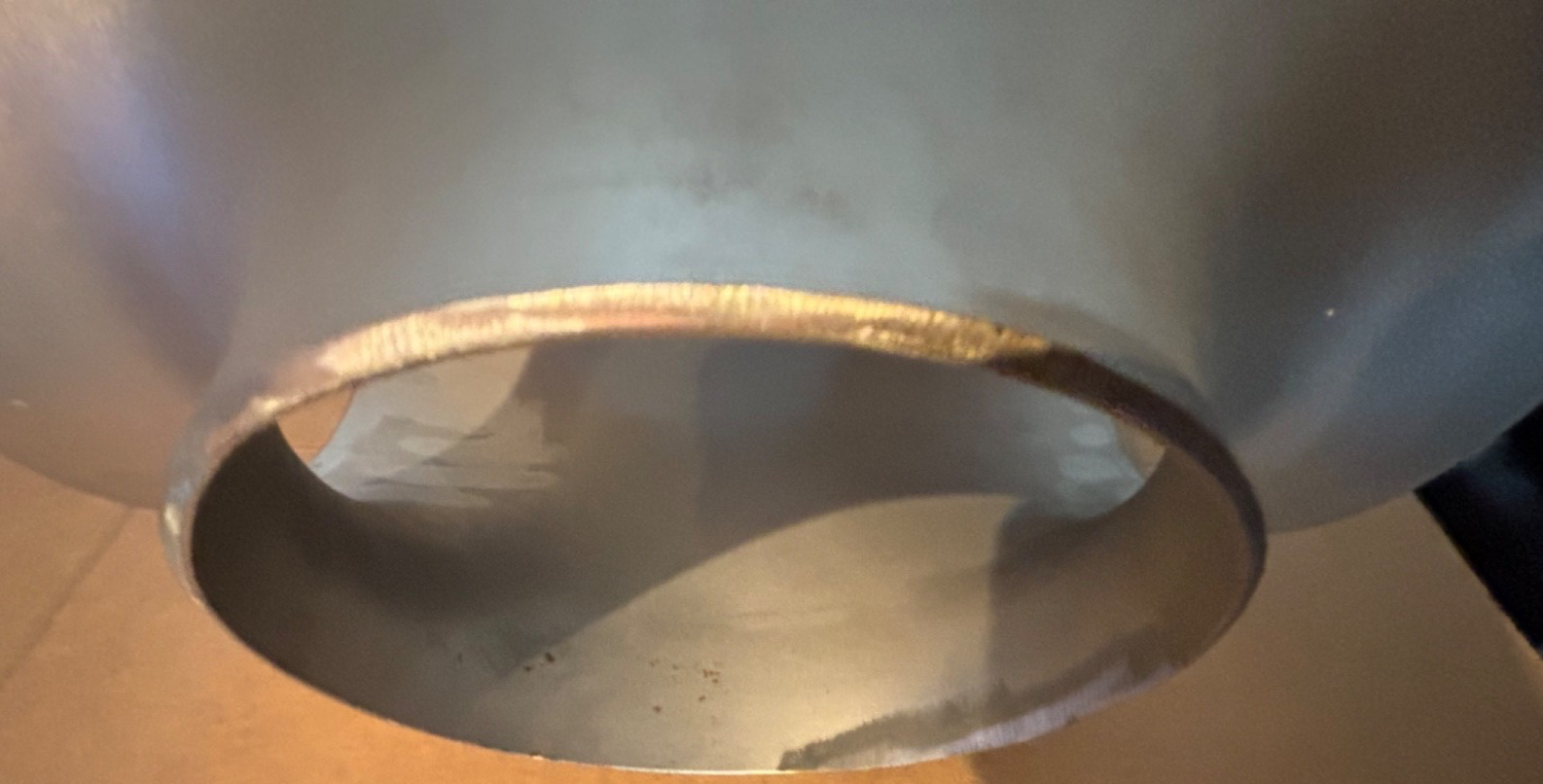 Reducing Tee 8" x 6" Schedule 10, 304-L Stainless Steel Butt Weld Pipe Fitting