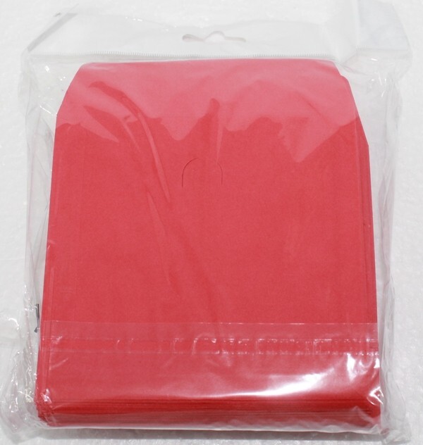 100 Red Color CD DVD Paper Sleeve Envelopes