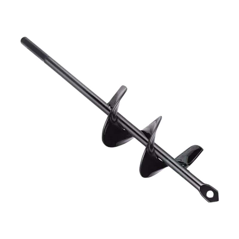 2pcs 1.97"+3.15" Garden Auger Drill Bit Ground Spiral Hole Digger Bulb Planting