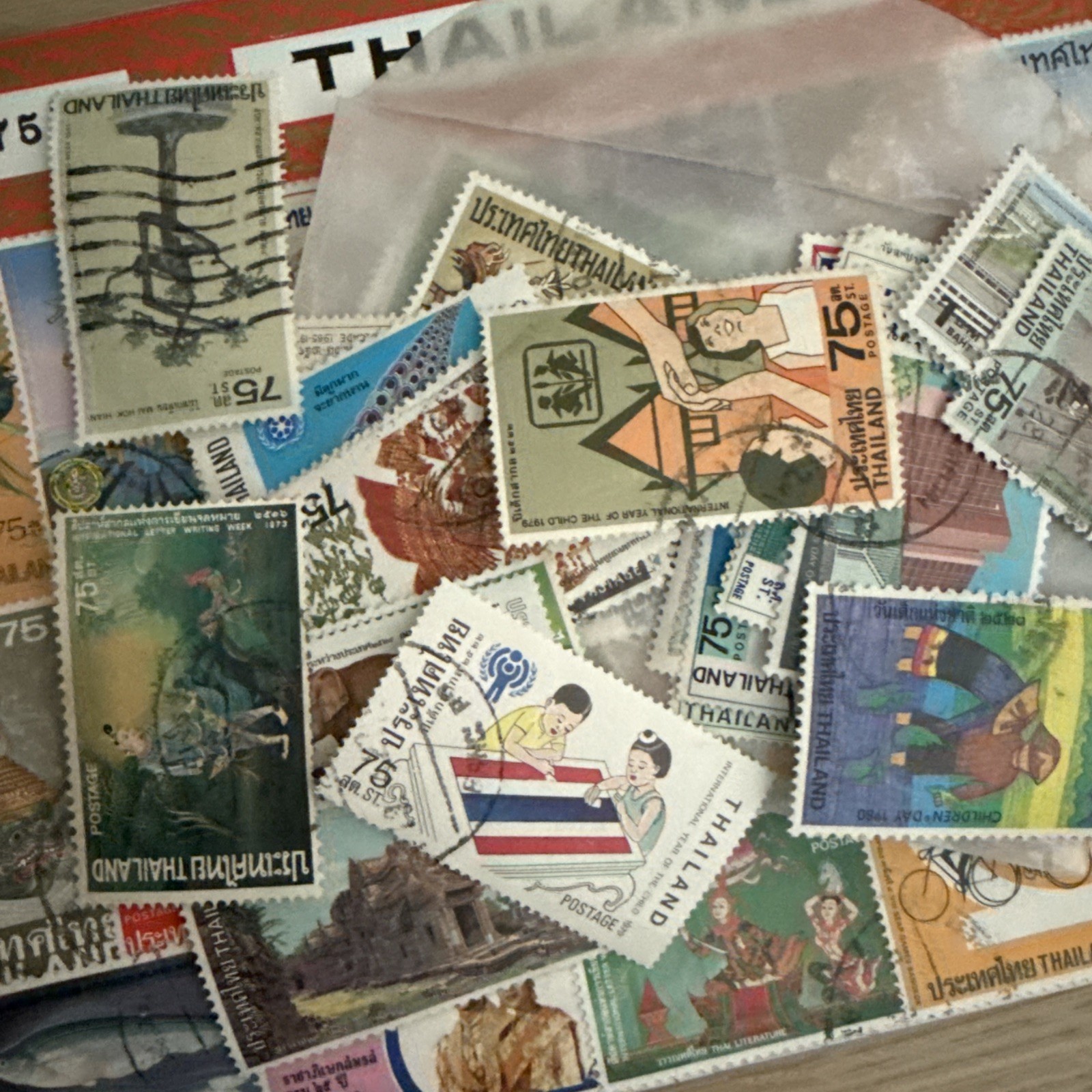 Vintage Stamps Thailand/Bangkok Posted 1970s