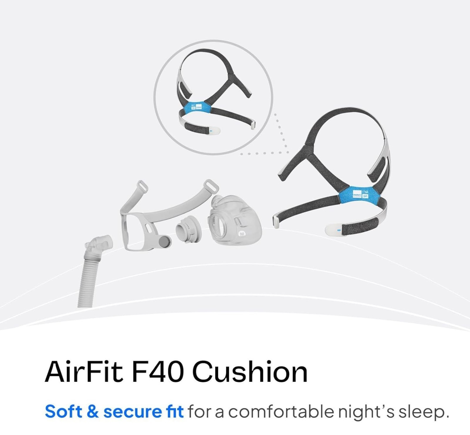 RESMED REPLACEMENT AIRFIT F40 HEADGEAR STANDARD 64634 NEW