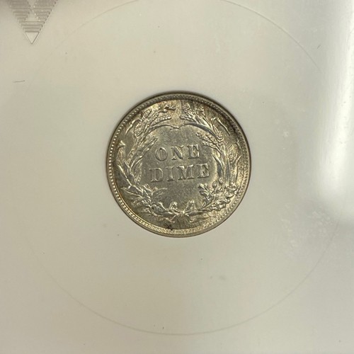U.S. - 1913 Silver Barber Dime (ANACS AU 58)