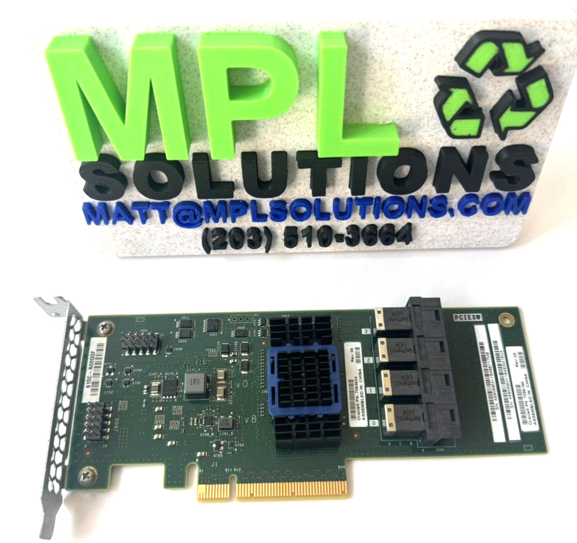 Sun Oracle 8-Port PCIe Switch Controller Card Low Profile 7064634 / 7096186