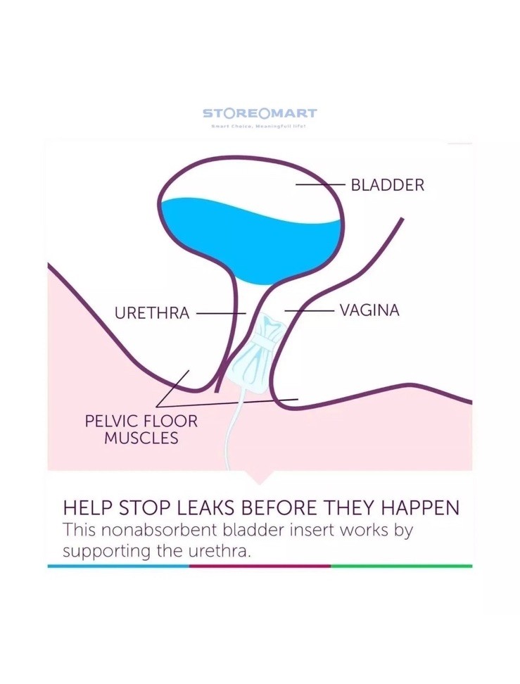 Poise Impressa 8 Count Incontinence Bladder Supports for Bladder Control Size 2