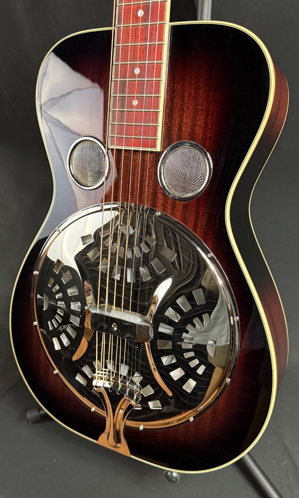 Recording King RR-36S-VS Maxwell Square Neck Resonator Guitar Vintage Sunburst