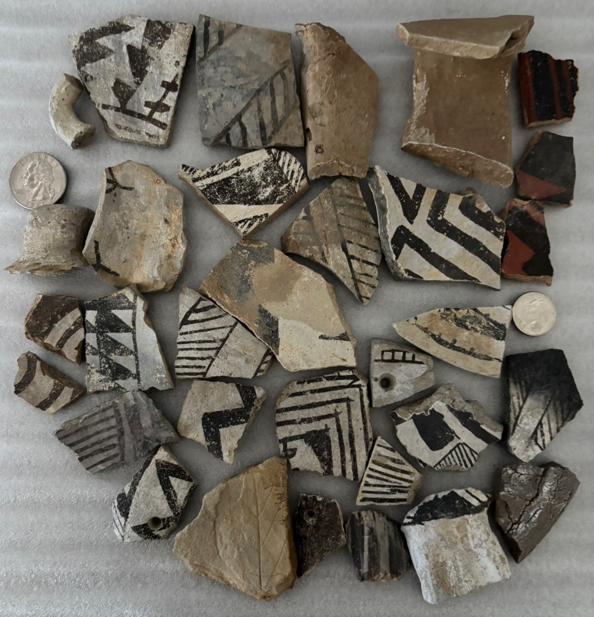 Ancient Anasazi Native American Pottery Shards Arizona L2-E FREE SHIPPING