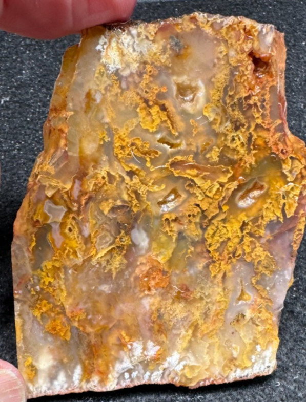 Graveyard Point Plume Agate slab, great for cabbing 2.11oz (#1048)