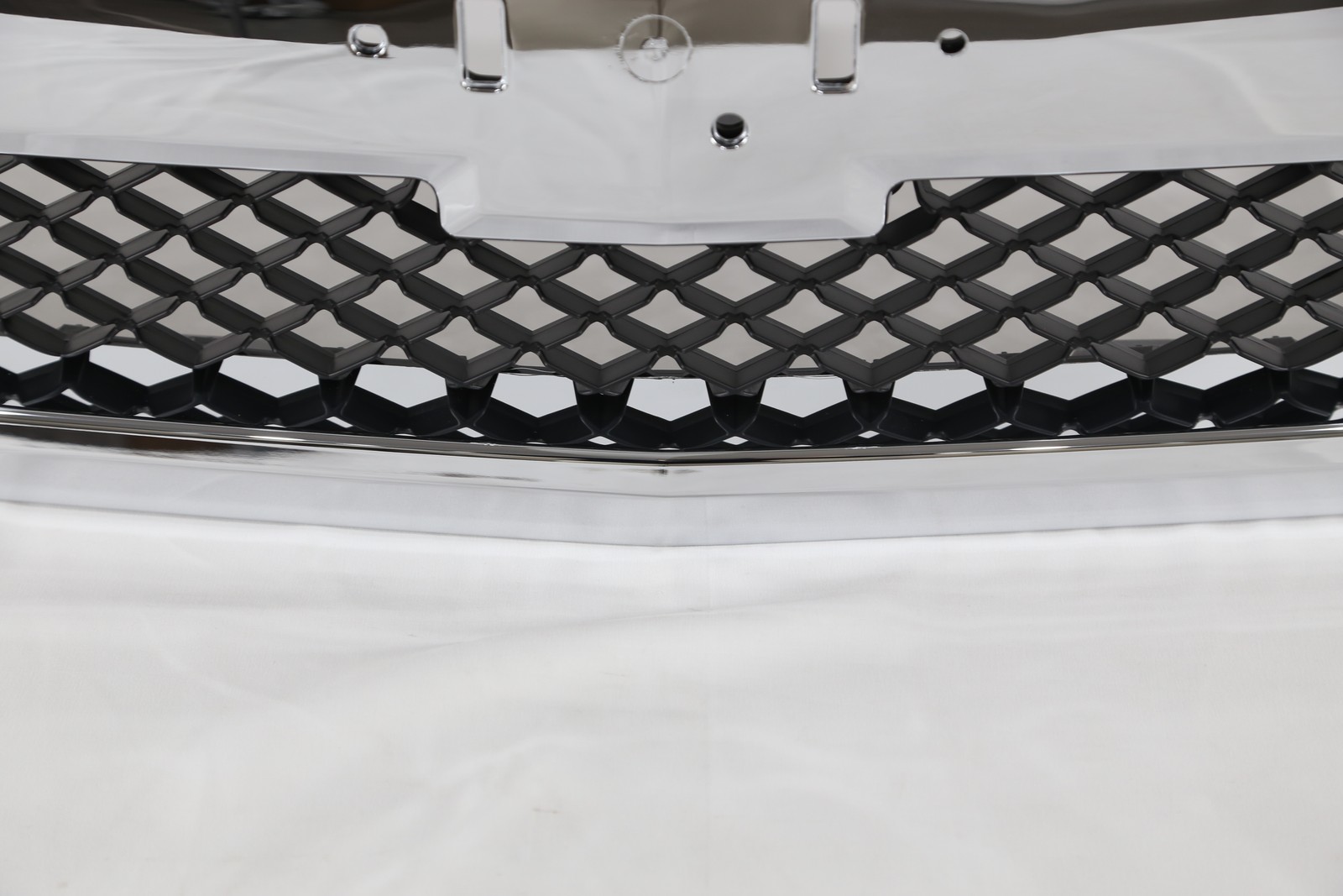 For Chevrolet Silverado 1500 2007-2013 Front Bumper Grille Chrome w/Black Insert