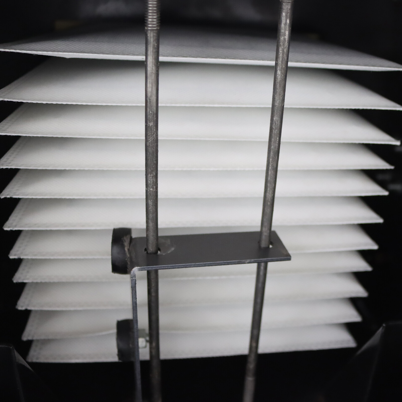 220V Concrete Floor Grinder Polishing Machine w/ 30L Dust Bucket 6 Grinding Head