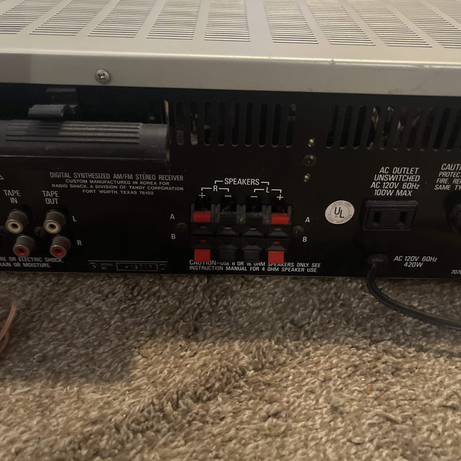 Realistic STA- 780 Receiver