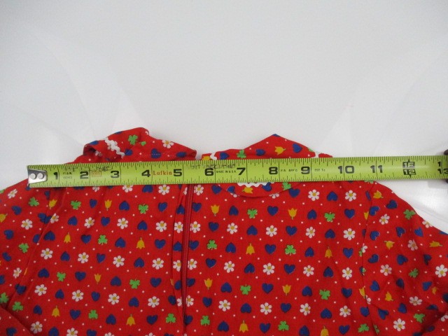 Pilgrim Pioneer Costume Girl Colonial Prairie Dress Apron Bonnet Floral Plaid