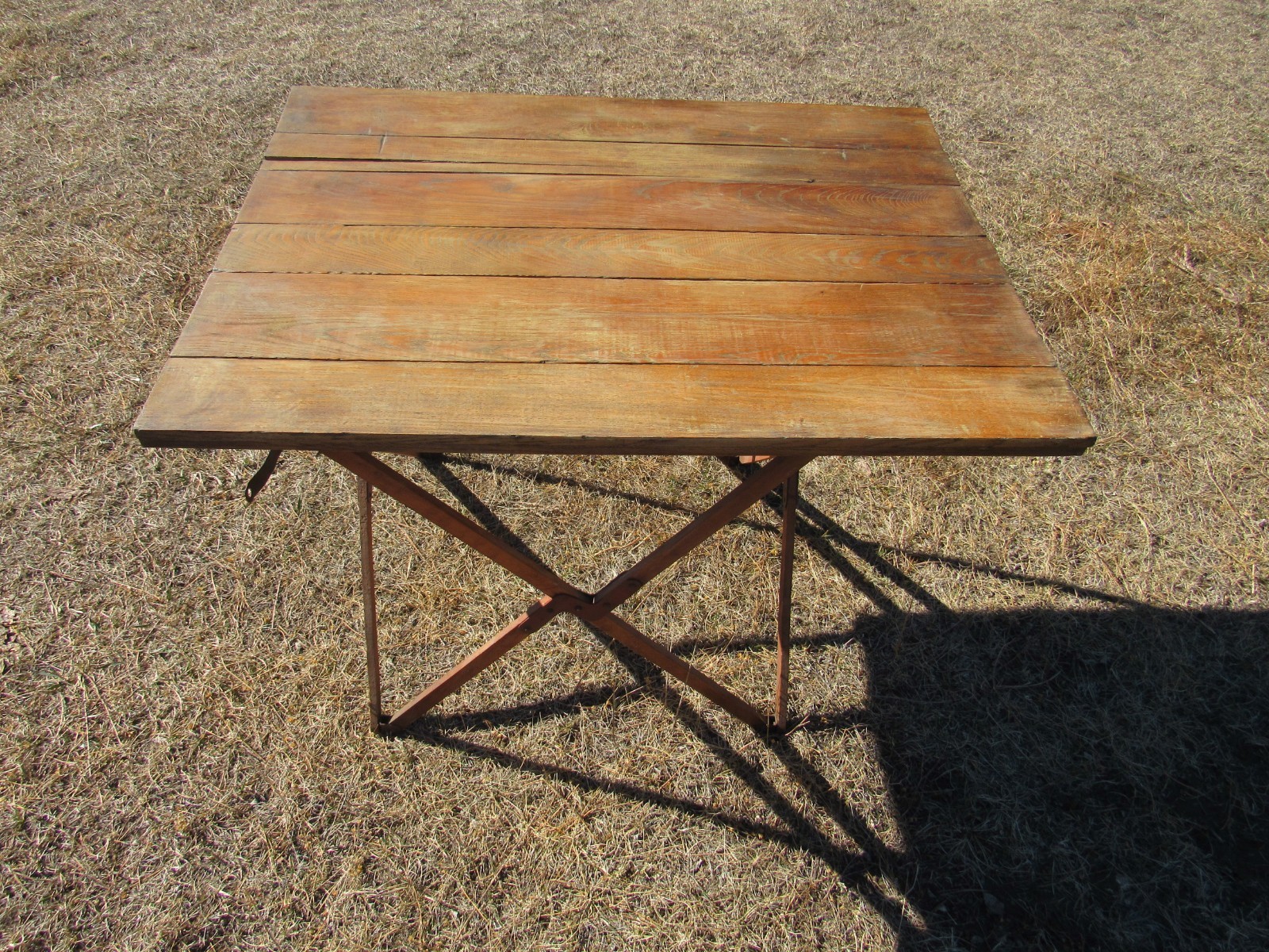 Civil War Original Officers Campaign Folding Mess Table 1860s
