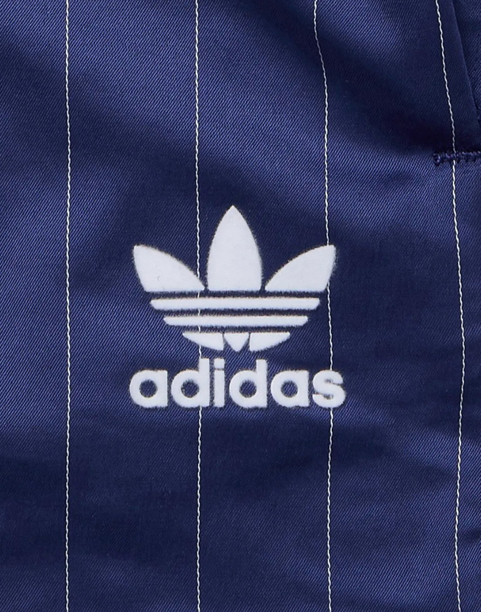 adidas Originals Pinstripe Satin Shorts Women's Lifestyle Pants AsiaFit KC4235