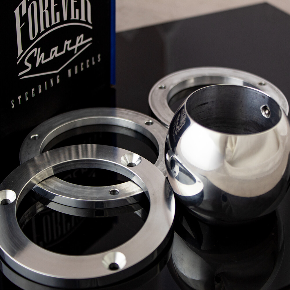 Billet Aluminum Steering Column Swivel Floor Mount for 2" Columns SBC BBC 350