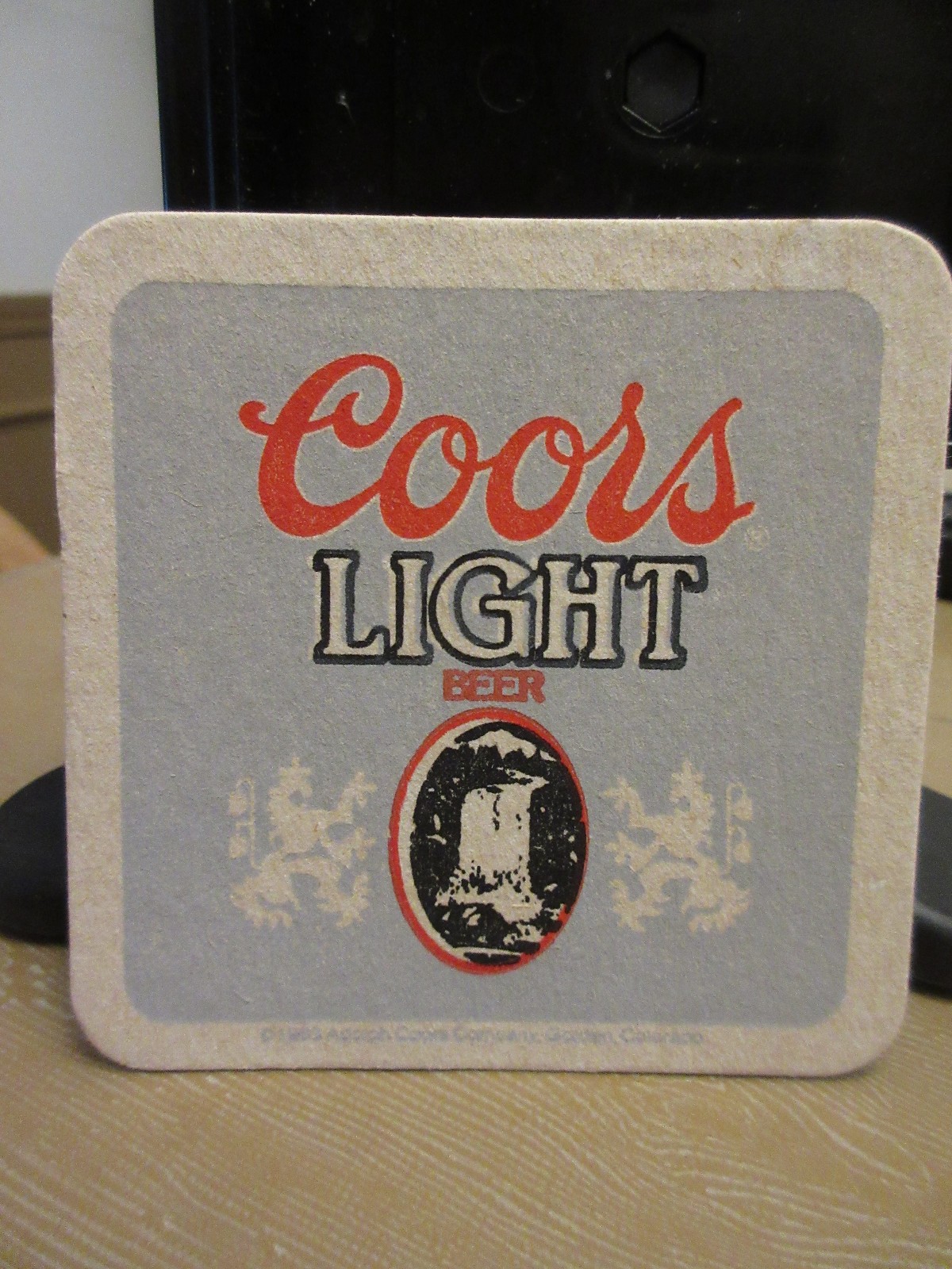 COORS LIGHT BEER Single Sided Coaster