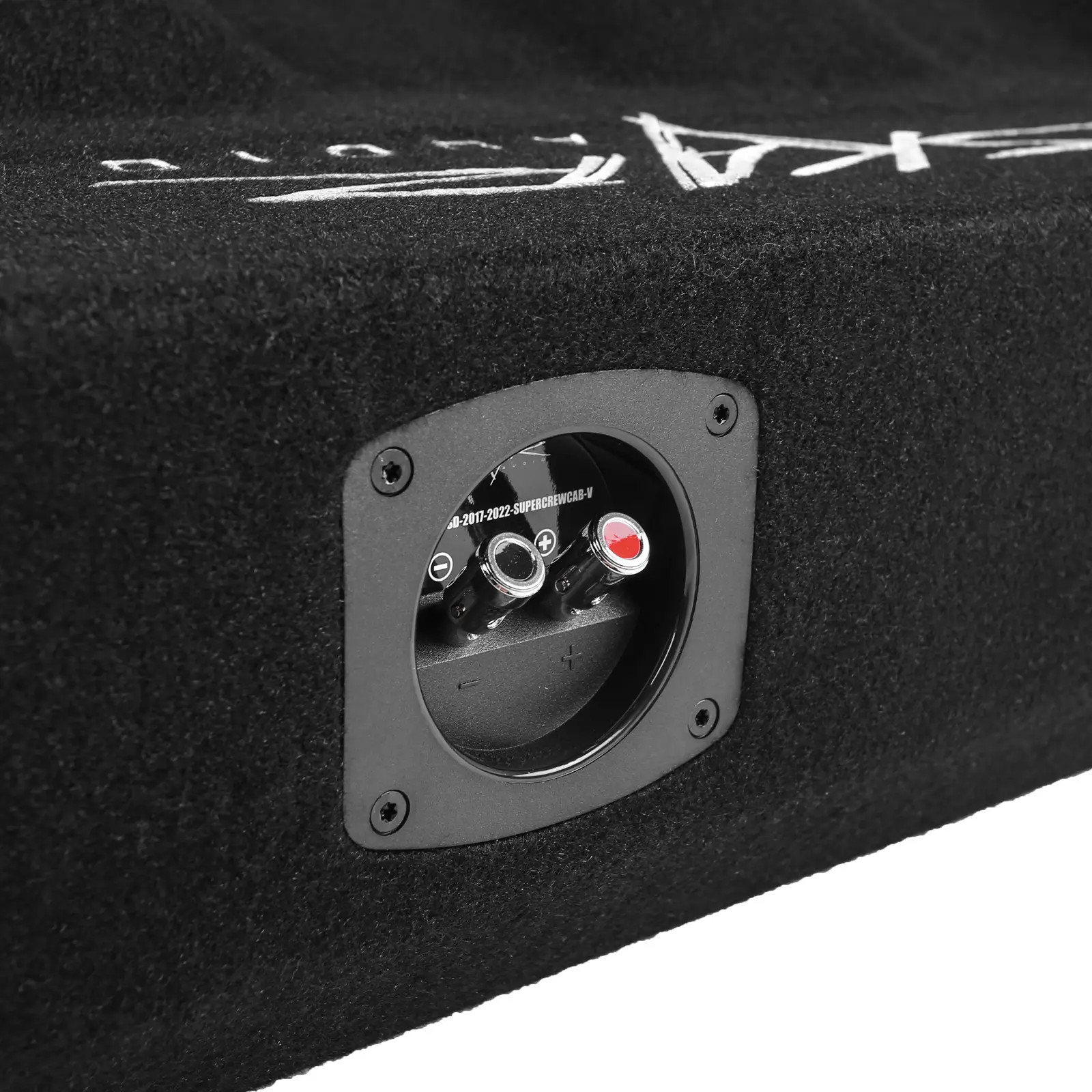 2017-2025 Ford Super Duty Super Crew Cab Quad 8" Ported Subwoofer Enclosure