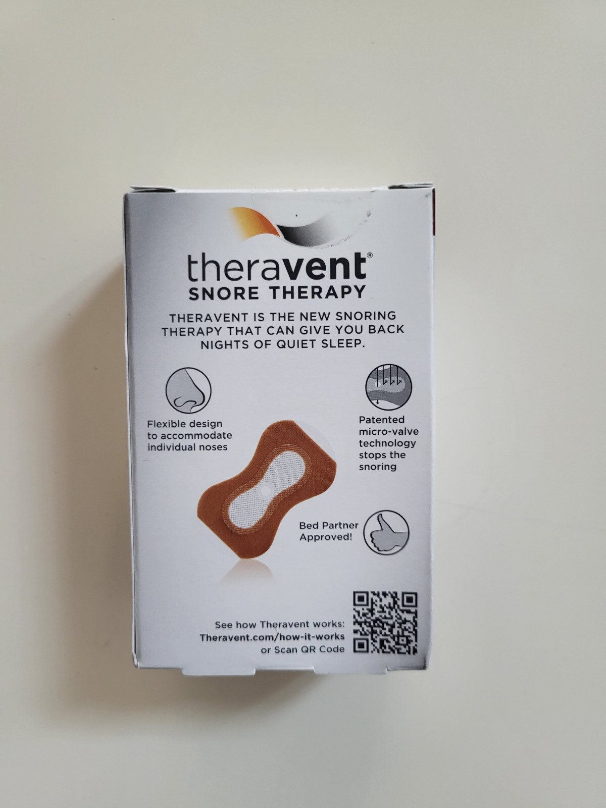 Theravent Snore Therapy MAX Strips - 20 Count new with Box