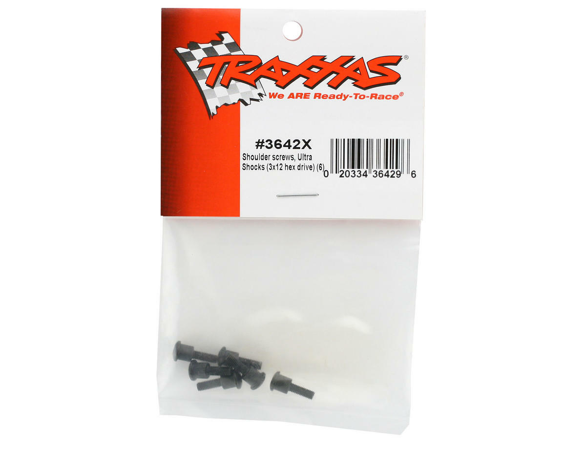 Traxxas 3x12mm Shoulder Screws (Ultra Shocks) (6) [TRA3642X]