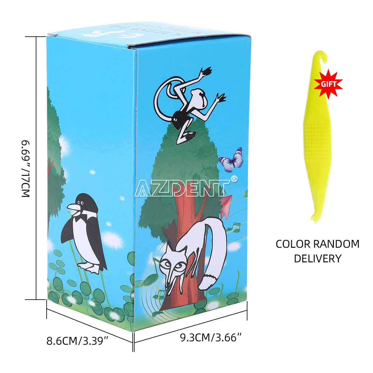 AZDENT 5000pzas/bolsa Bandas Elásticas de Ortodoncia Dental An