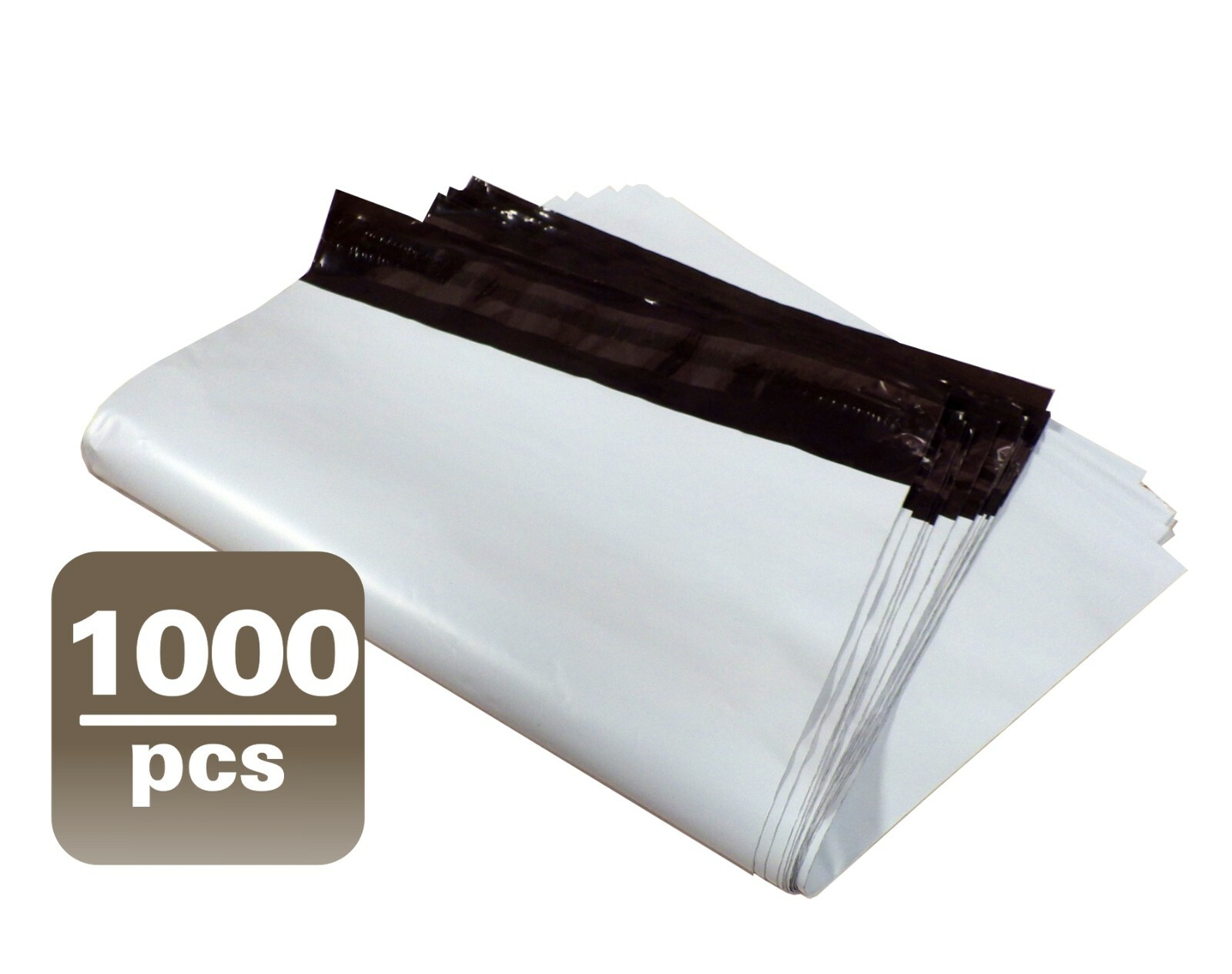 Yens® 1000 #M4 WHITE POLY MAILERS ENVELOPES Self Sealing BAGS 10 x 13  1000M4
