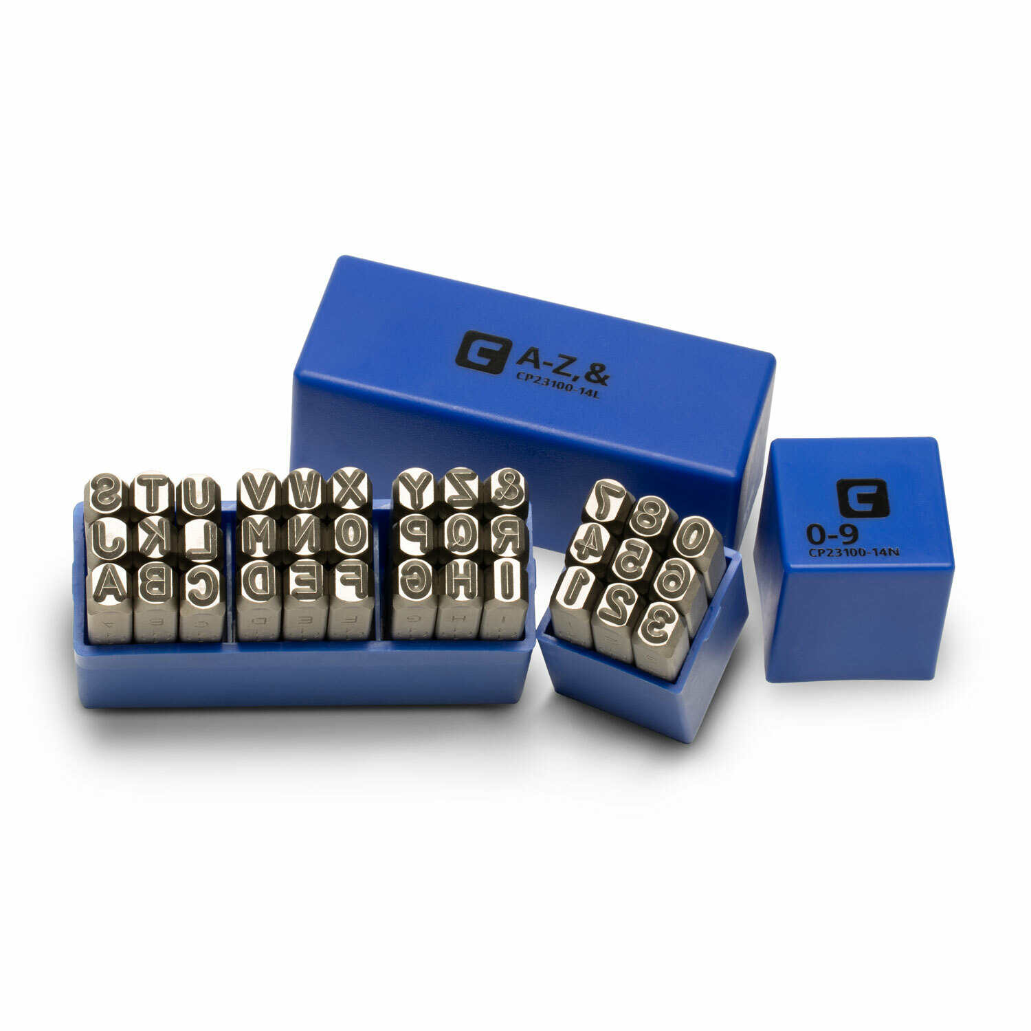 Capri Tools Professional Letter and Number Stamp Set