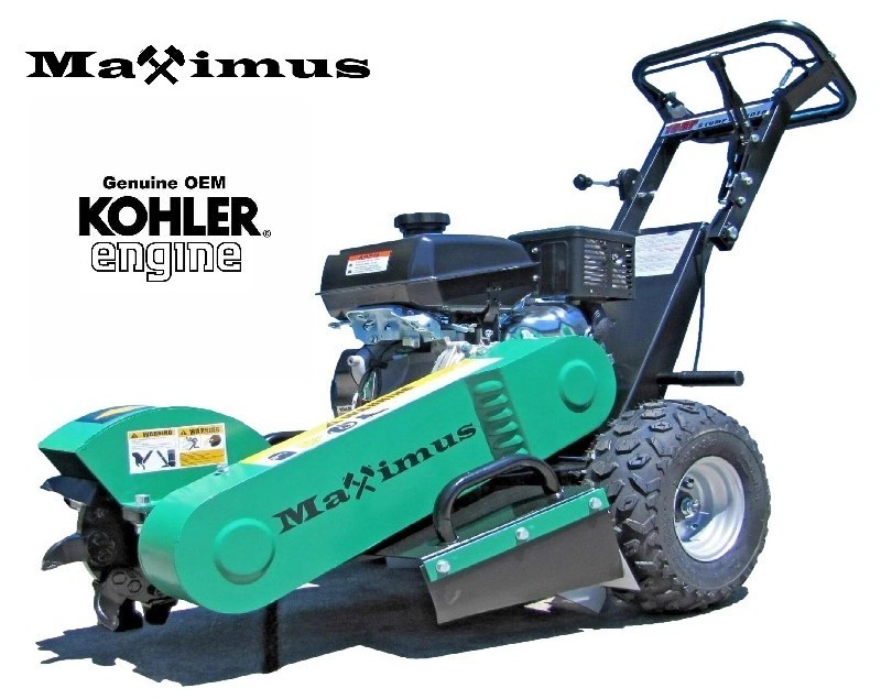Maximus 14 HP Stump Grinder With Kohler Command Pro 12" Cutting Wheel w/ 9 Teeth
