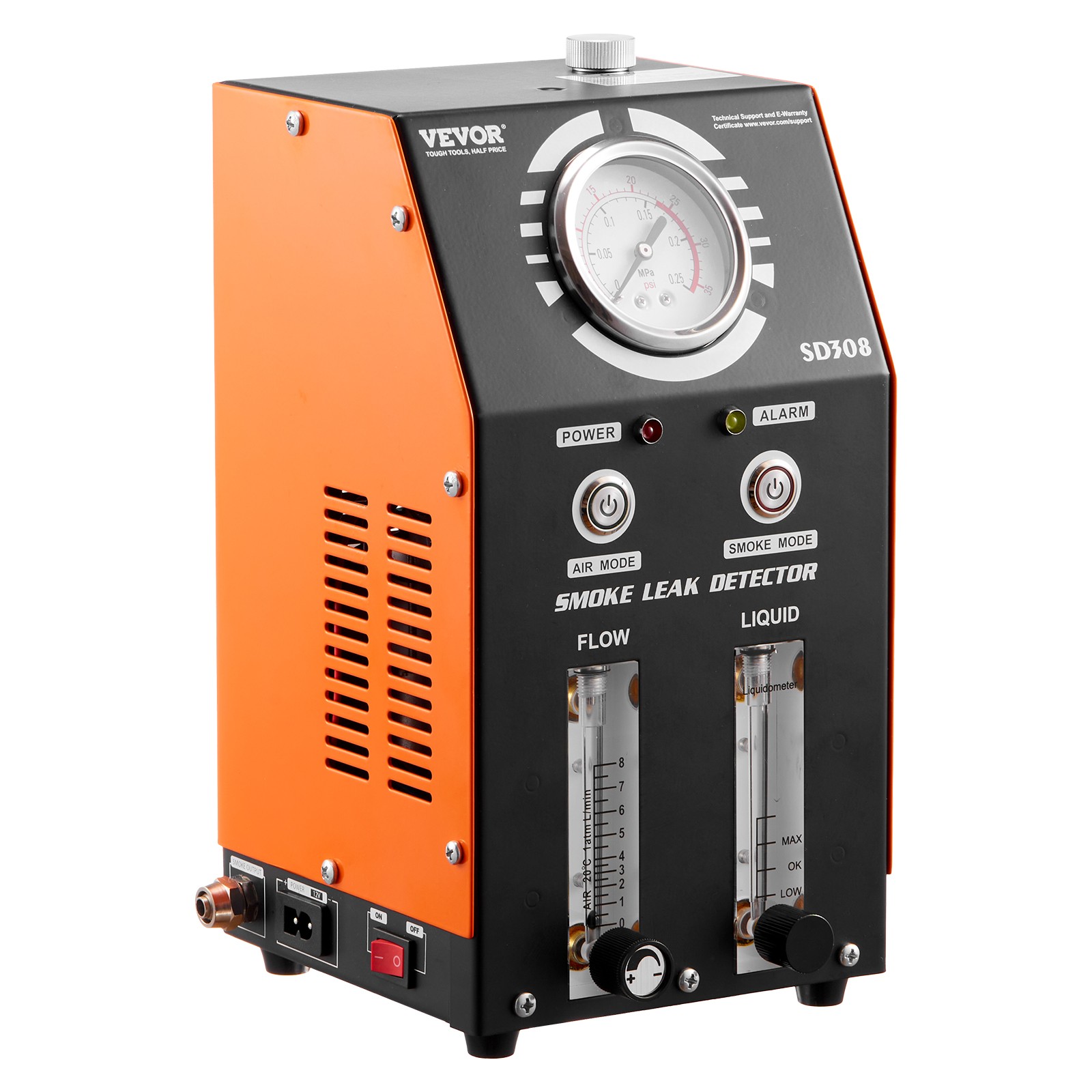 VEVOR Automotive Smoke Machine EVAP Vacuum Leak Detector with Built-in Air Pump